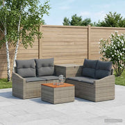 Set di divani 6 pz Grigio e Grigio Scuro 3447300