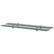Mensole Galleggianti 2 pz in Vetro 90x10 cm 8 mm cod mxl 46317