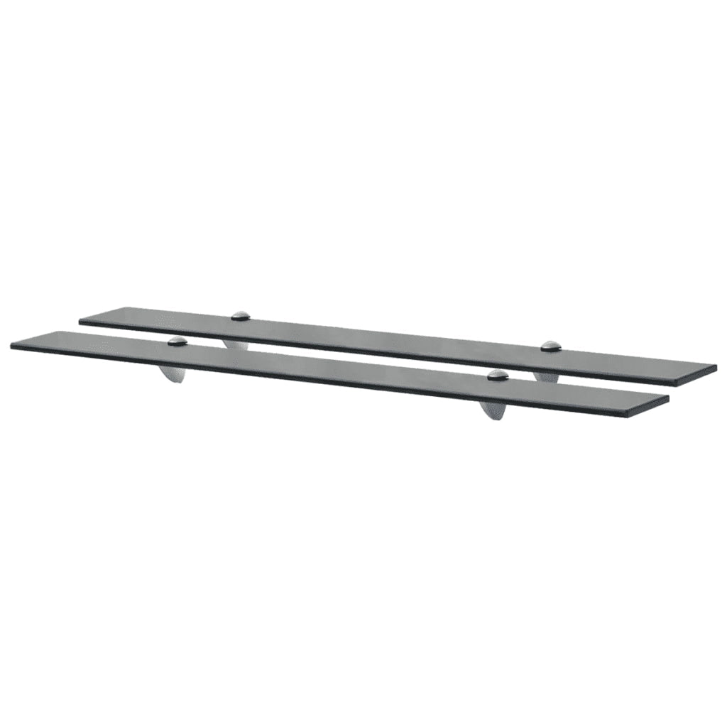 Mensole Galleggianti 2 pz in Vetro 90x10 cm 8 mm cod mxl 46317