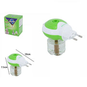 Trade Shop - Diffusore Vaporizzatore Elettrico Set Con Liquido Anti Zanzare Repellente 7.5x10 -