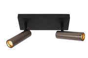 Faretto soffitto GRADO 2xMR11 grigio nero Lucide