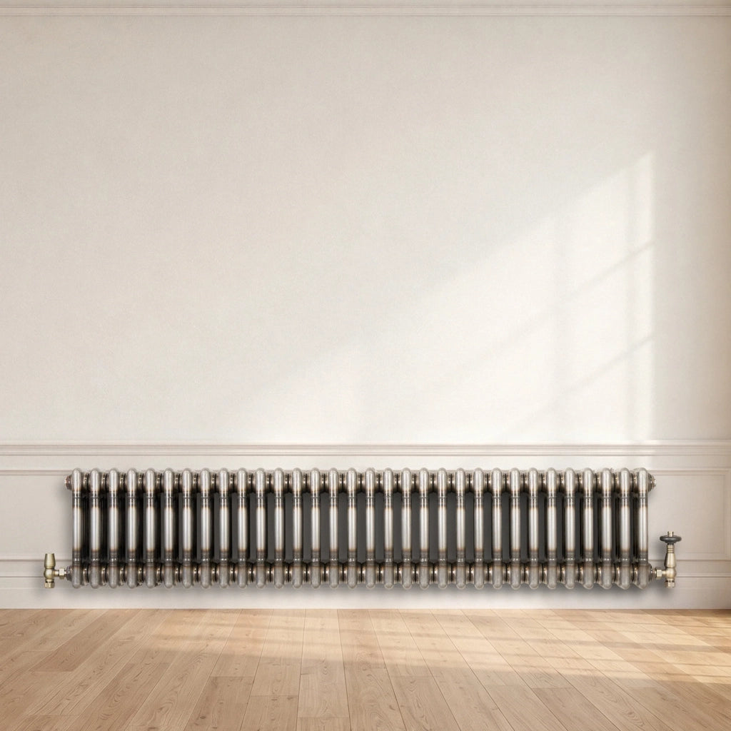 Radiatore 3 Colonne Orizzontale Metallo Grezzo 300x1460 mm