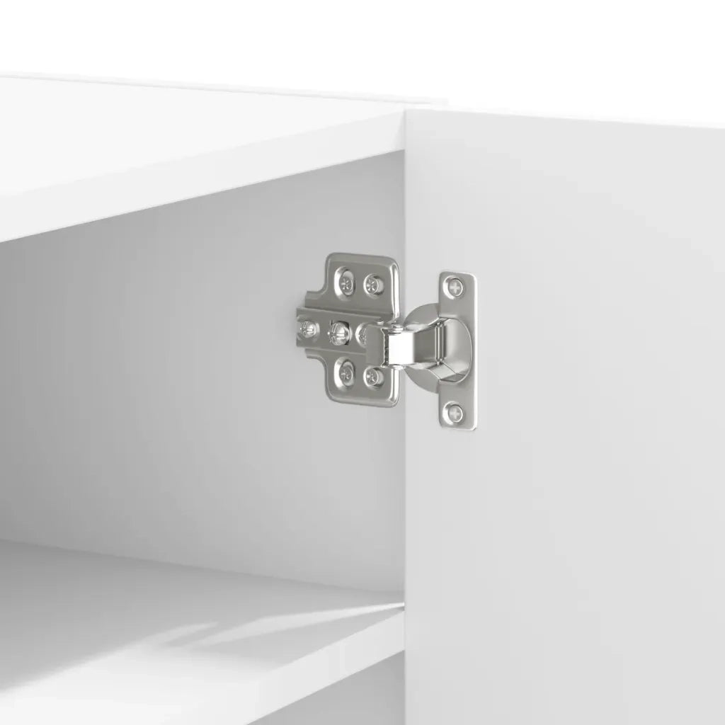 Armadietto a Muro Bianco 75x35x60 cm in Truciolato 848423