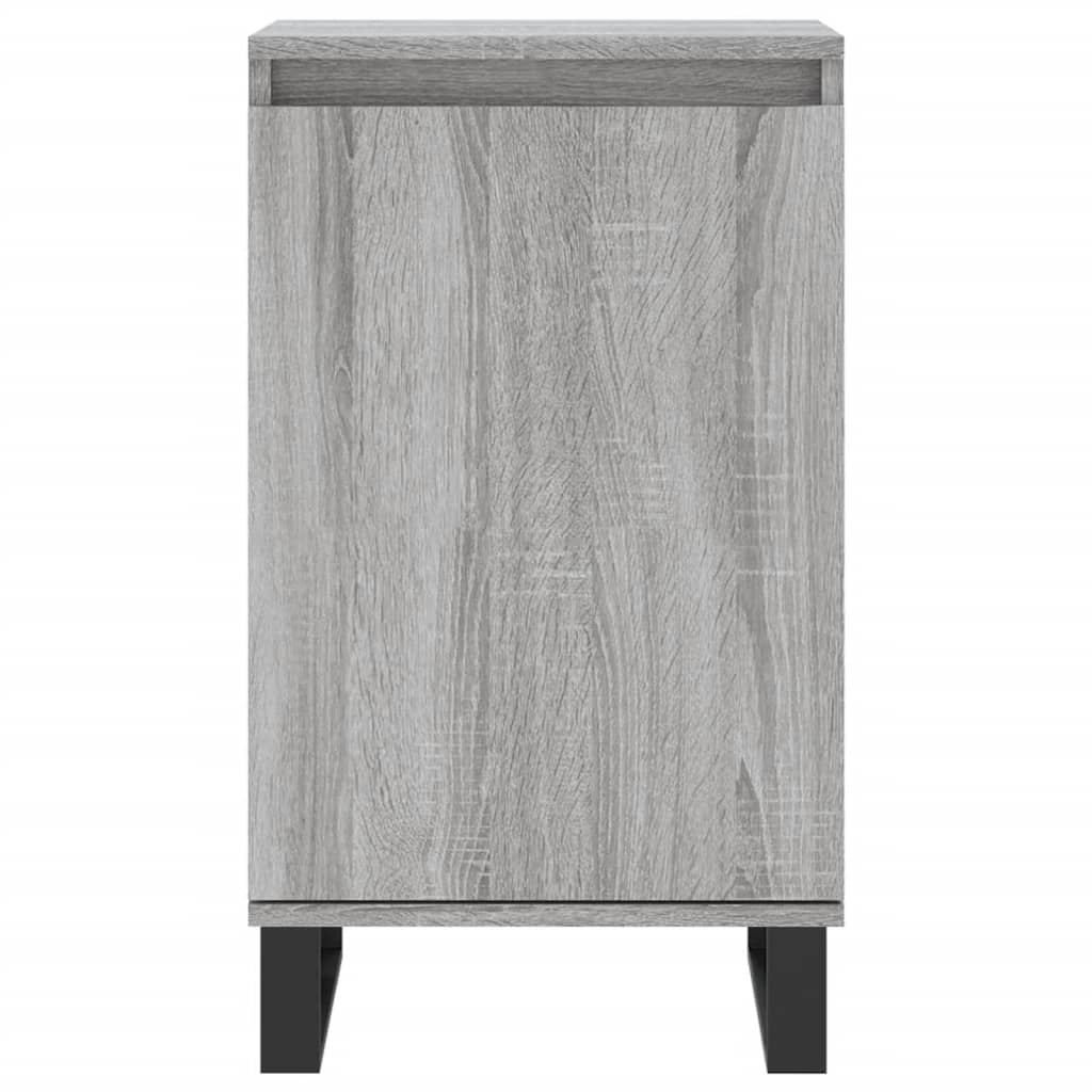 Buffet credenza cassettiera armadio mobile contenitore organizer cucina soggiorno Sonoma 40 x 35 x 70 cm legno ingegnerizzato grigio 02_0036361