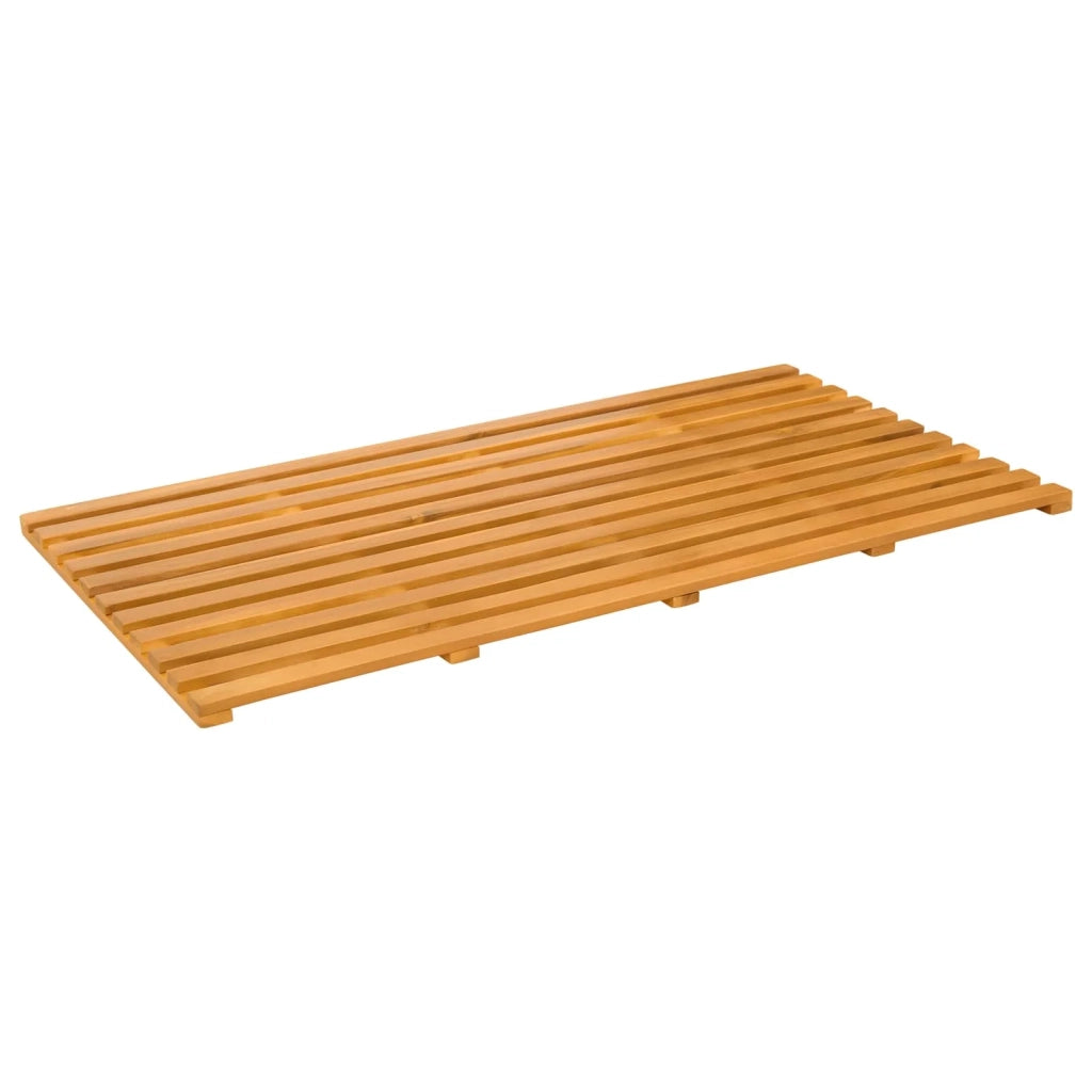 Tappeto da bagno Tinta unita Marrone 100 x 53 x 2,5 cm legno 42025261