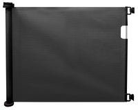 Cancelletto Bambini Barriera di Protezione Riavvolgibile 130x8x88 cm Fadi Nero