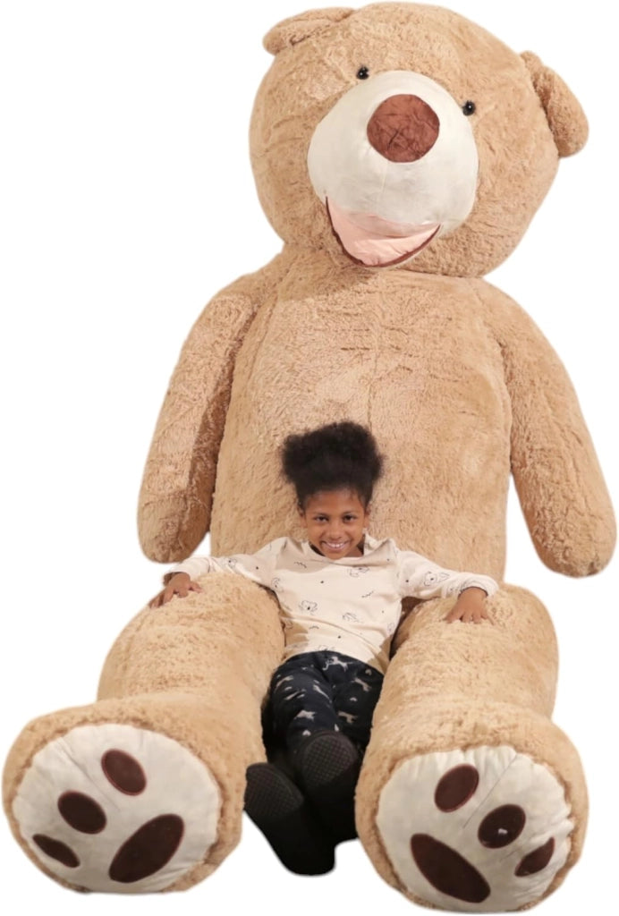 Orso Peluche Gigante 340cm - Fabbricato in Francia, Certificato CE - Morbido e Soffice, Abbracci Garantiti - Orsacchiotto di Peluche Grande Perfetto per Compleanni e Altre Celebrazioni
