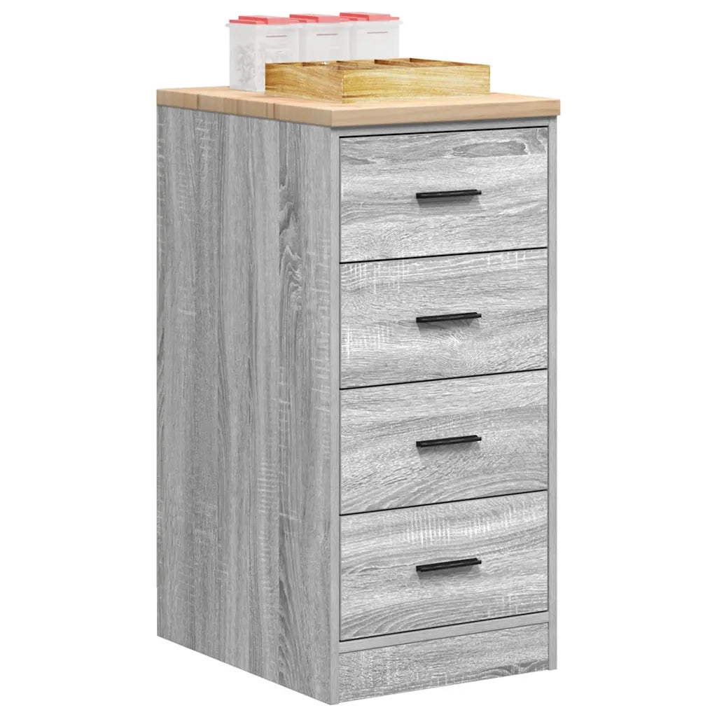 Armadietto per Garage Grigio Sonoma 40x51x85 cm 860594