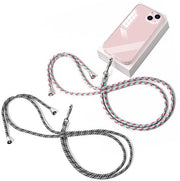 Cinturino per telefono 1,6 m regolabile - Cavo per telefono universale - Cavo anti-perdita - Cavo in nylon resistente - Disegno rimovibile - Comodo da indossare al collo