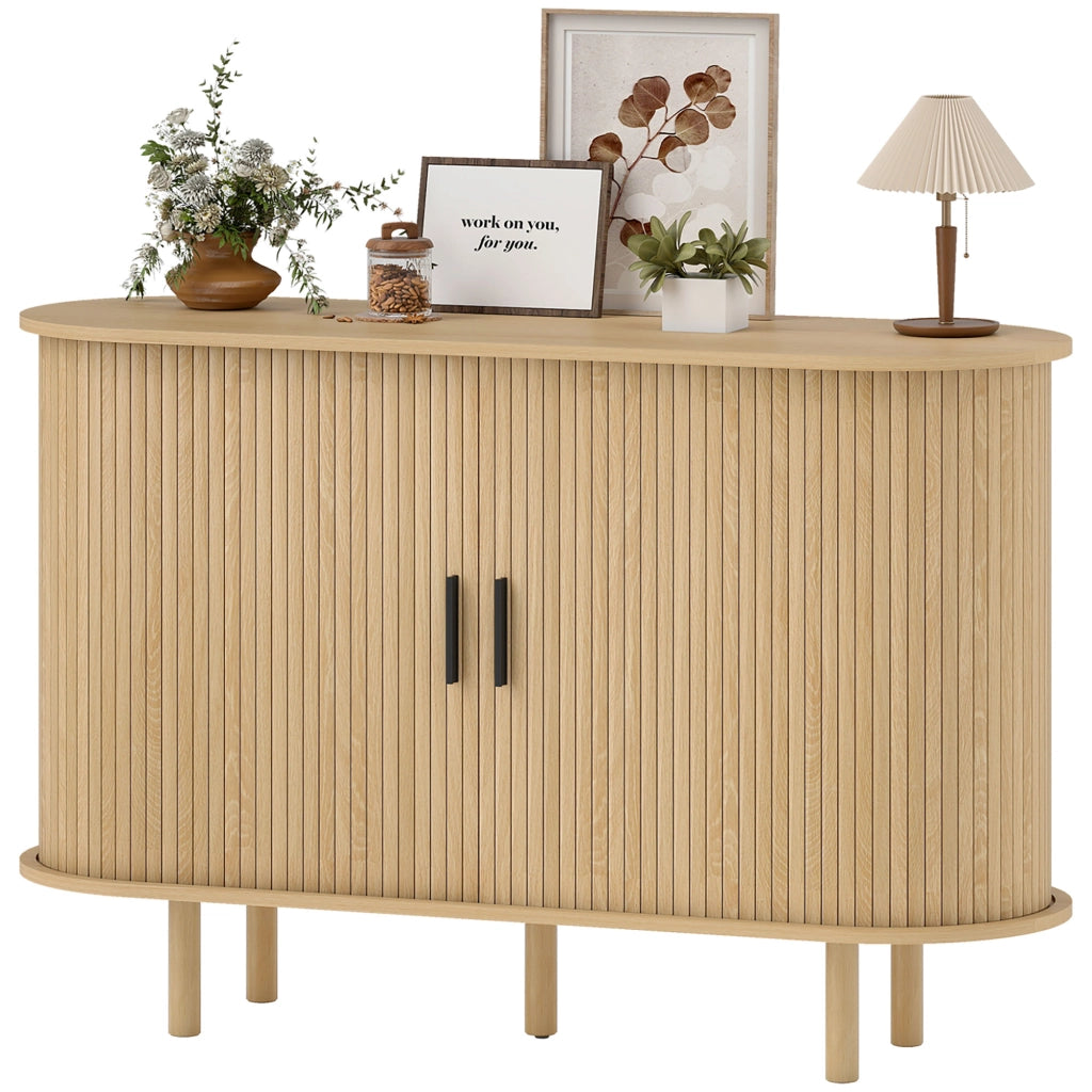 Armadio con ante scorrevoli ¨C zephmum ¨C quercia 120x40x78 cm