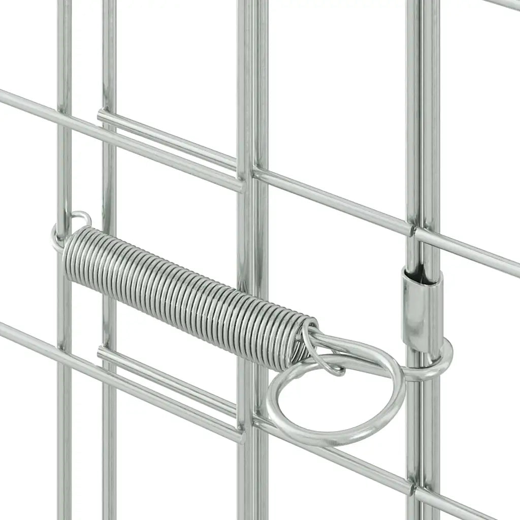 Gabbia per Conigli Argento 300 x 100 x 210 cm Acciaio zincato CFW9269951