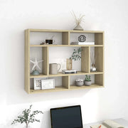 Scaffale a Parete Rovere Sonoma 75x16x55 cm Legno Multistrato 803005