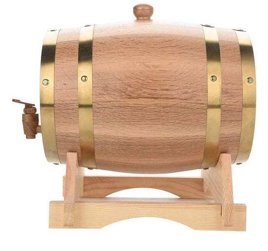 Caraffa da Vino in Legno di Quercia 5L - Stile Vintage - in Legno