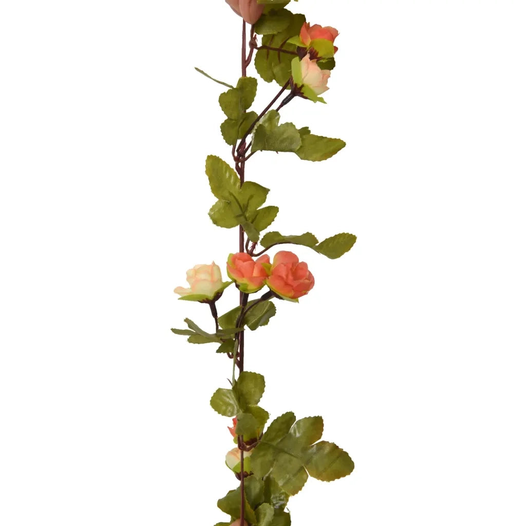 Ghirlande Fiori 6 pz Rosso Tramonto 215 cm 359063