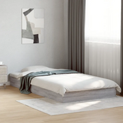 Giroletto-Struttura Letto Grigio Sonoma 100x200 cm in Legno Multistrato 731915