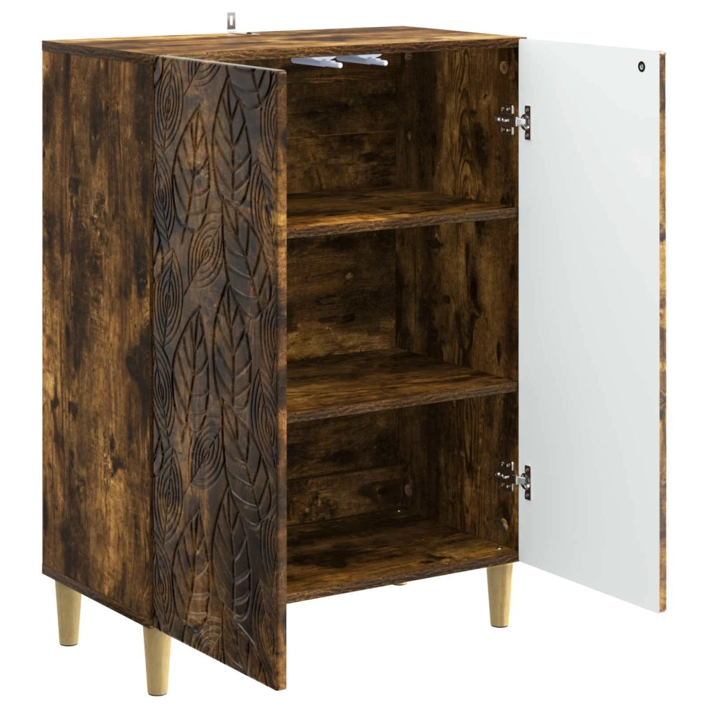 Credenza Rovere Fumo 66 x 34,5 x 90 cm Legno ingegnerizzato 895050