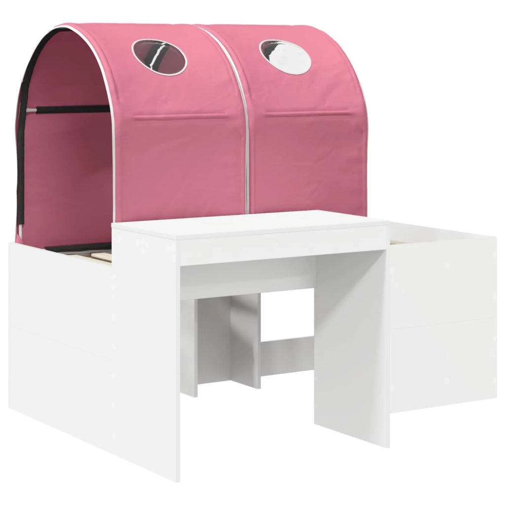 Letto con Tunnel 4 pcs Rovere Artigianale e Rosa 3423512