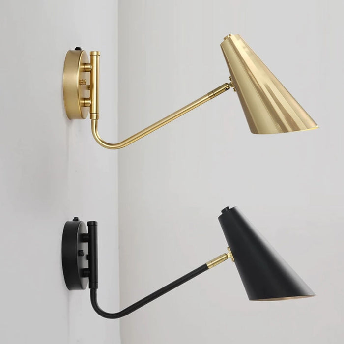 Lampada Da Parete APP1139-1W Black Gold
