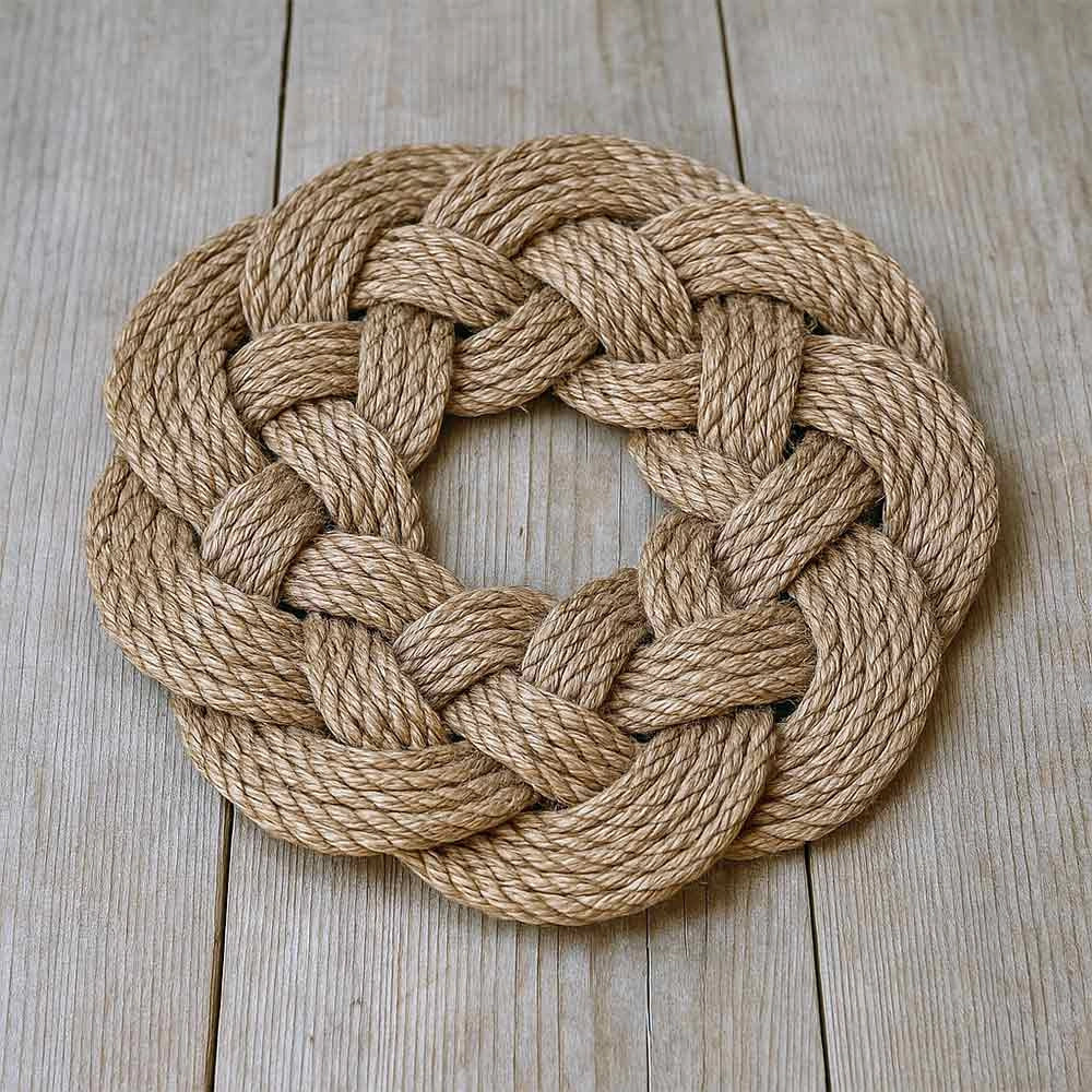 Corda di juta 6 mm x 20 m fune, spago di canapa naturale fai da te, giardino