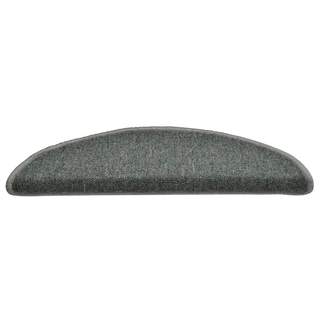 Tappetini per scale 30 pz | Gradini per Scale 56x17x3 cm Verde scuro semicircolari