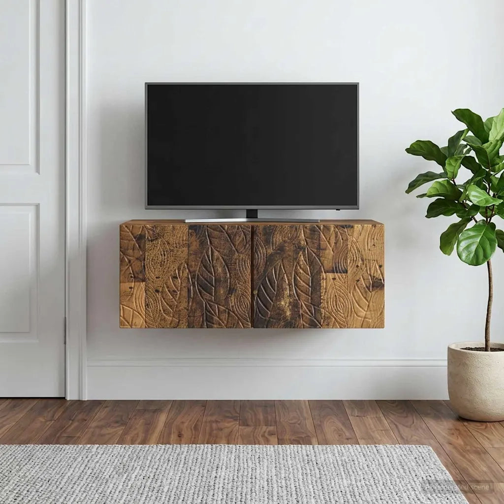 Mobile Porta TV da Muro 78,5 x 41 x 30 cm Legno antico 898863