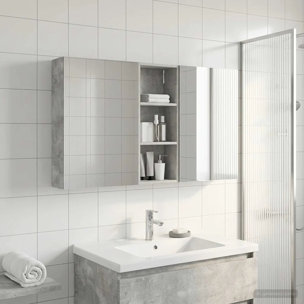 Set di Armadi da Bagno con lo scaffale 3 pcs 130 x 14,5 x 70 cm 3403763