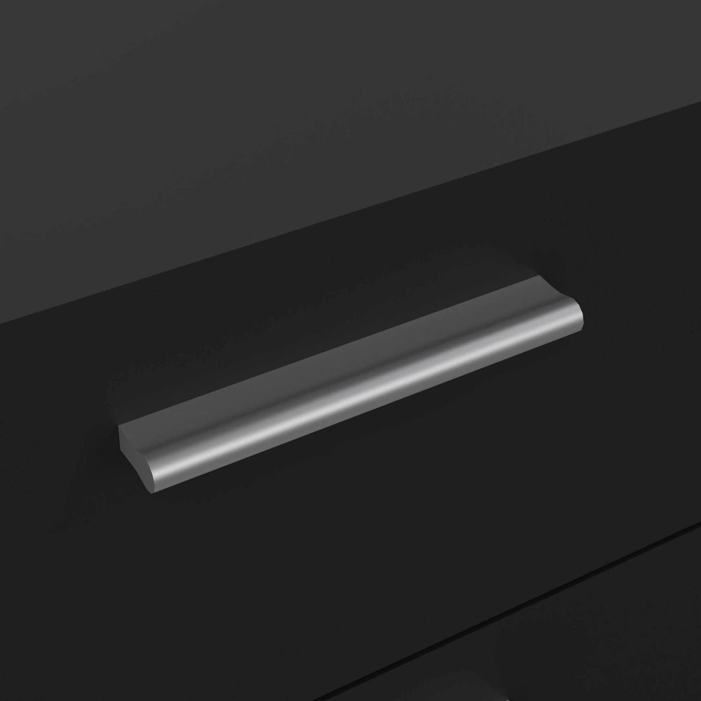 Cassettiera Asam, Settimino multiuso, Comò camera da letto, Mobile con cassetti, 70x40 h82 cm, Nero