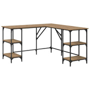 Scrivania | Tavolo da Ufficio Rovere artigianale 139 x 139 x 75 cm