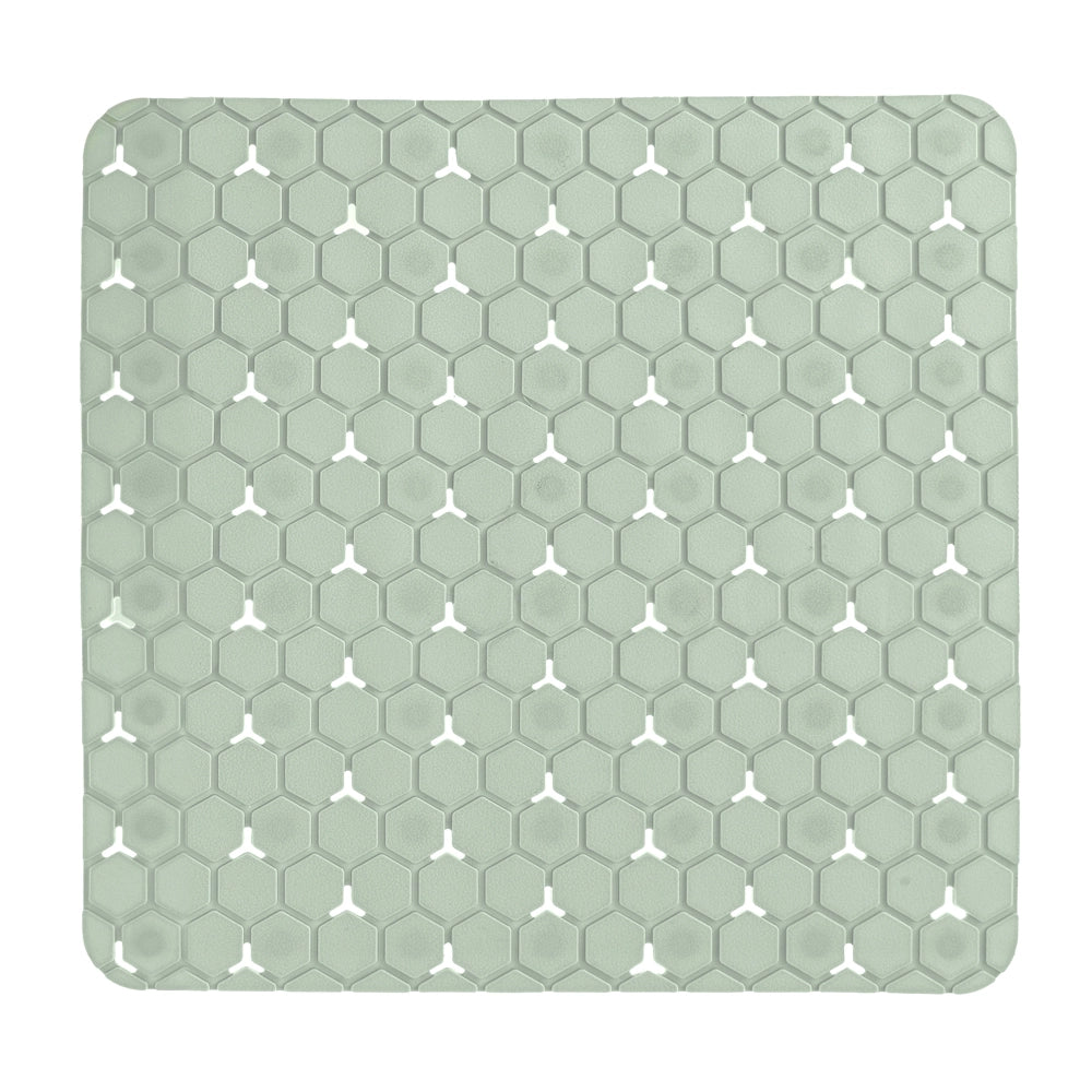 Tappeto bagno antiscivolo verde 54x54 cm Maia
