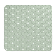 Tappeto bagno antiscivolo verde 54x54 cm Maia