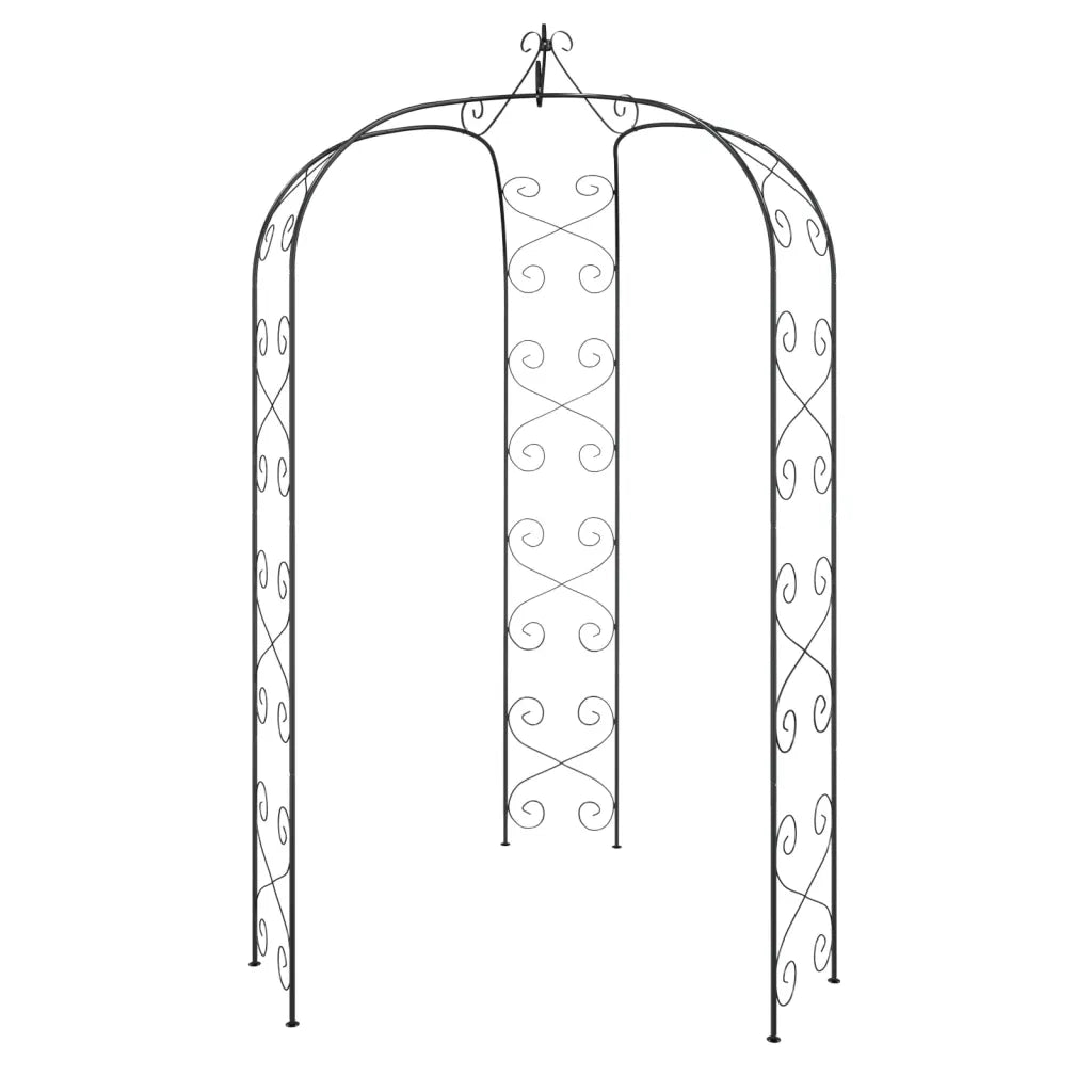 Arco da Giardino Nero ?180x255 cm Acciaio CFW9713084