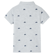Polo per Bambini Grigio Mélange 116 12166