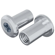Dado a bloccaggio 2 pz Argento M6 x 15 mm Acciaio CFW5605332
