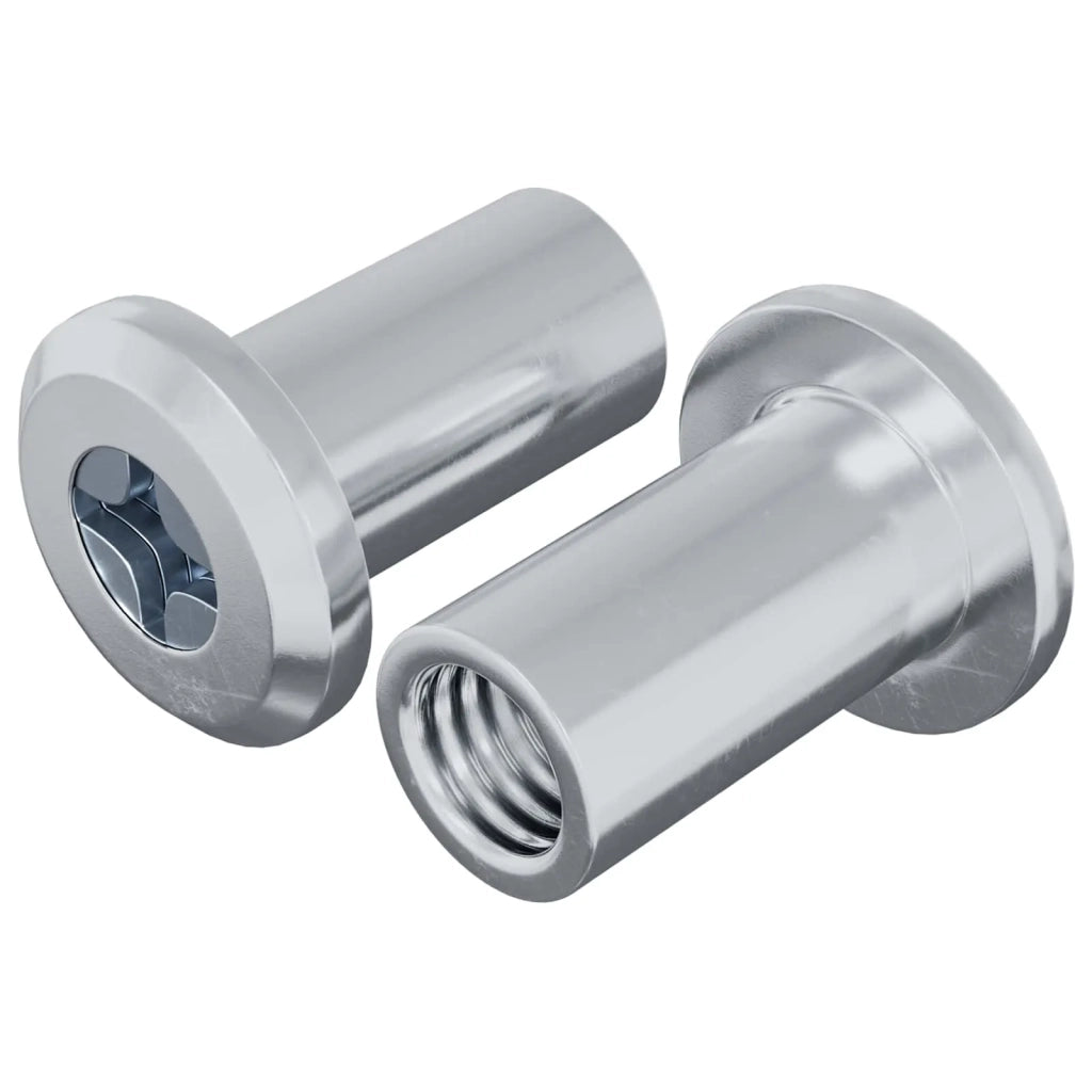 Dado a bloccaggio 2 pz Argento M6 x 15 mm Acciaio CFW5605332