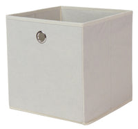 portaoggetti cubo 27x27xh28 cm crema cod:ferx.94527