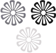 Supportini 3 pezzi - Resistente al calore - Antiscivolo - Materiale TPR - 15 cm x 15 cm - Adatto per padelle - Pannelli termici