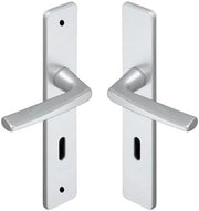 Set di 2 maniglie per porta riviera 90-colore argento - Funzione.Chiave L
