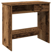 Scrivania | Tavolo da Ufficio Legno Antico 80x40x75 cm in Truciolato