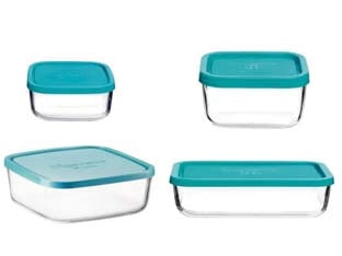 CONTENITORI FRIGOVERRE CLASSIC RETTANGOLARI- - cm.10x7 - cl.15 - 12 pezzi BORMIOLI