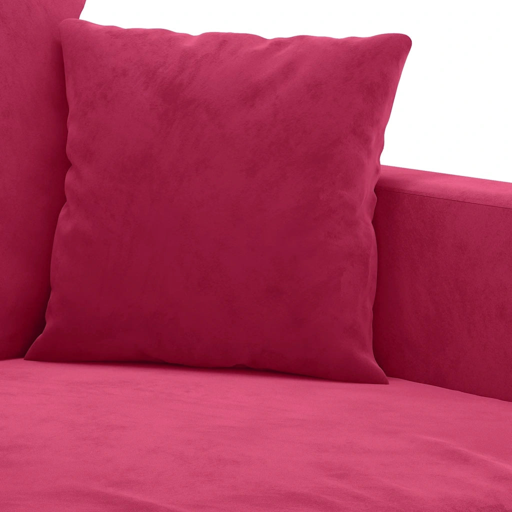 Divano Sedia-Poltrona Rosso Vino 60 cm Velluto 941444