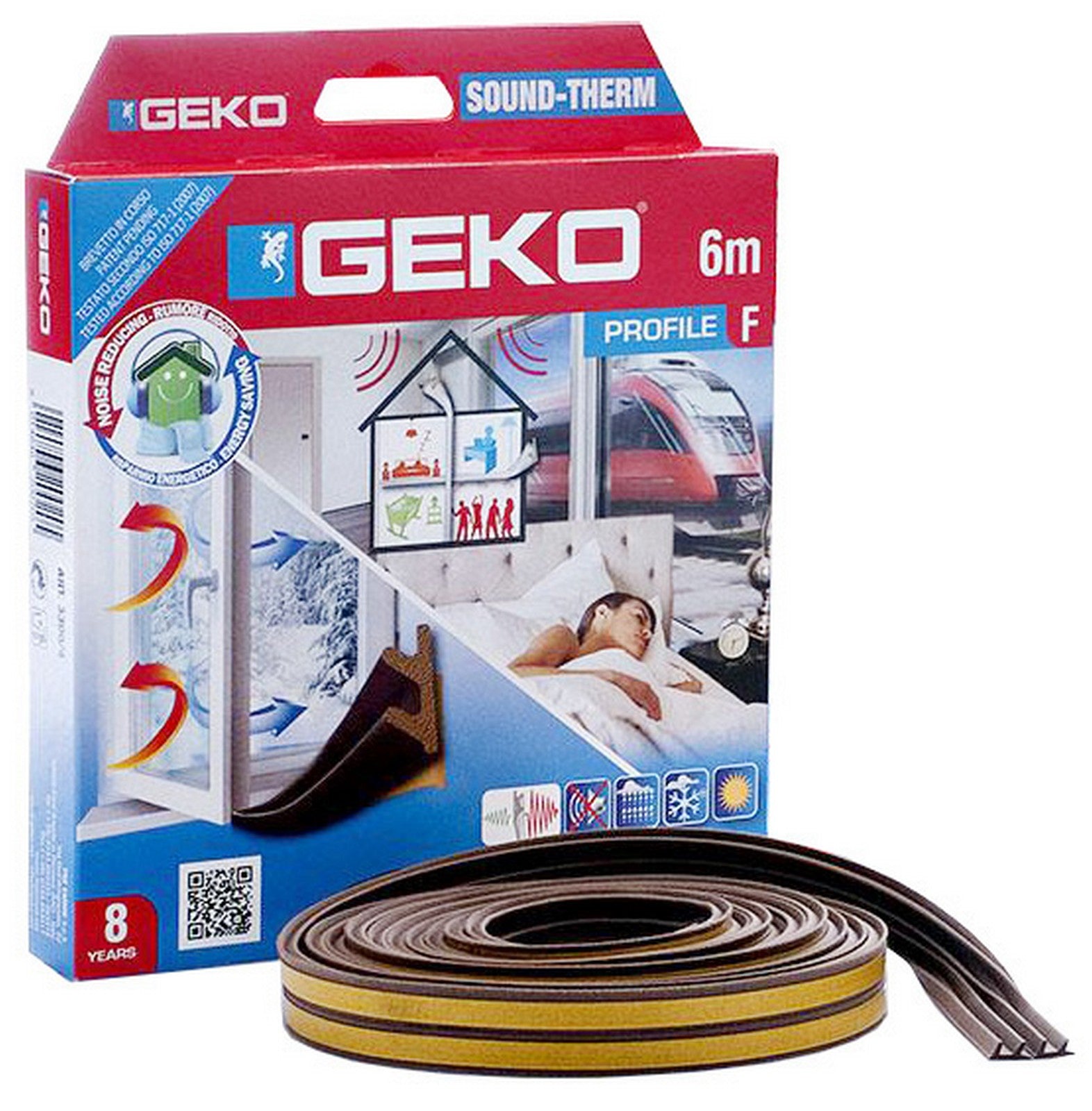 guarnizione termica ed acustica 6 m marrone cod:ferx.94537