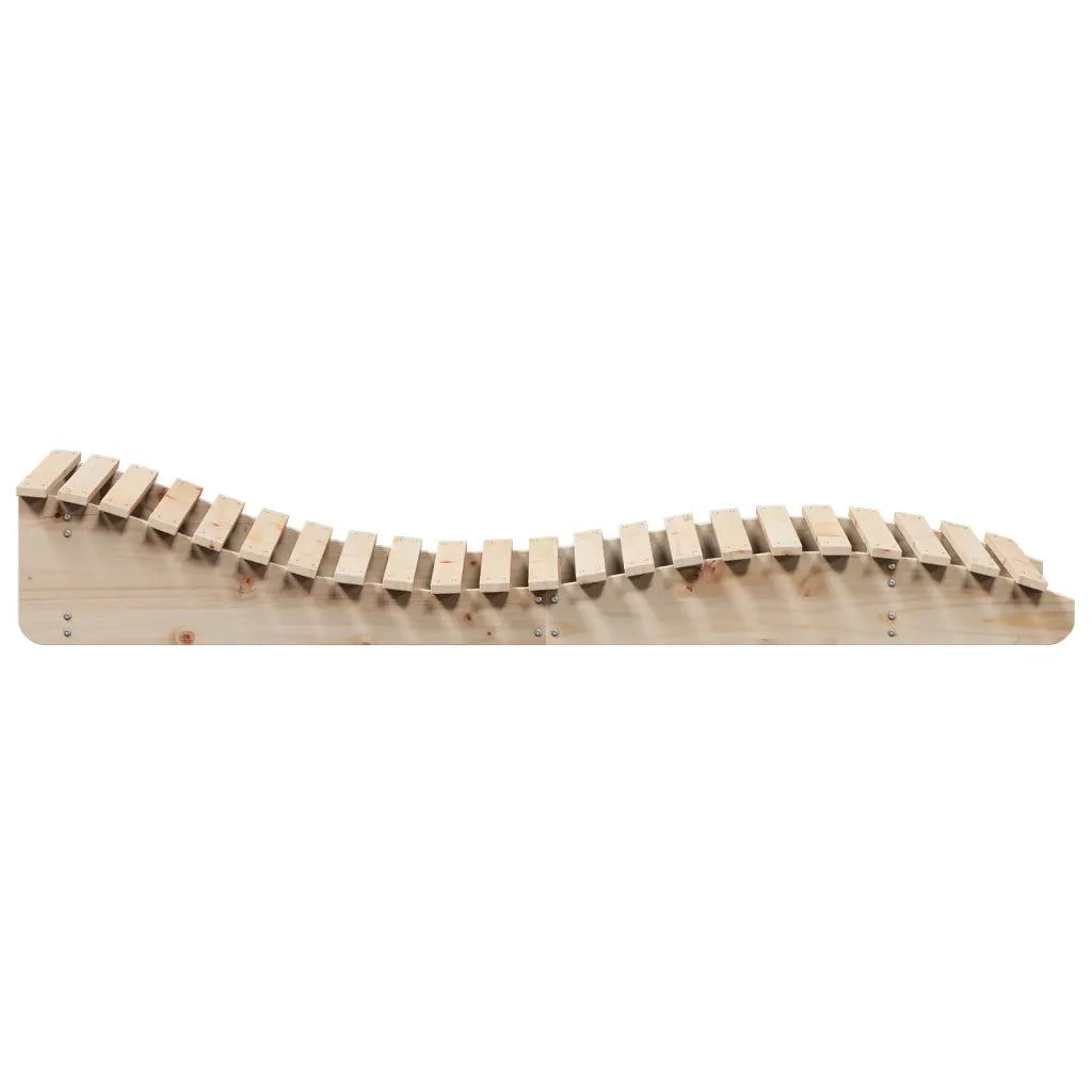 Lettino Prendisole 205x80x31,5 cm in Legno Massello di Pino 832584