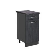 Vicco Mobiletto base per cucina Calcestruzzo nero 40 cm PL Antracite