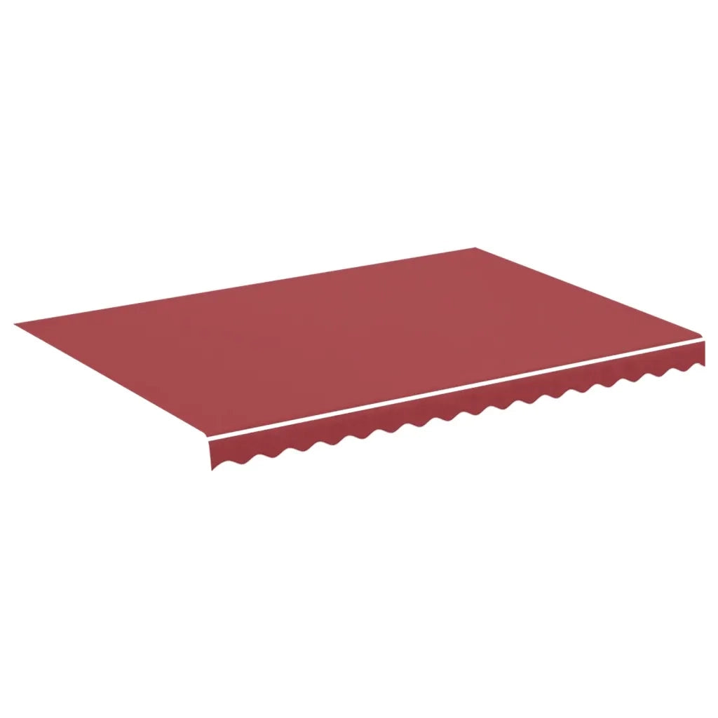 Tessuto di Ricambio per Tenda da Sole-Ricambio telo per tenda da sole Rosso Borgogna 3,5x2,5 m