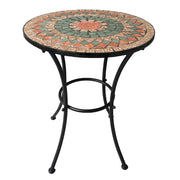 TAVOLO DECORO MOSAICO 'ALICE' Ø cm 60 x h.70  - LIF