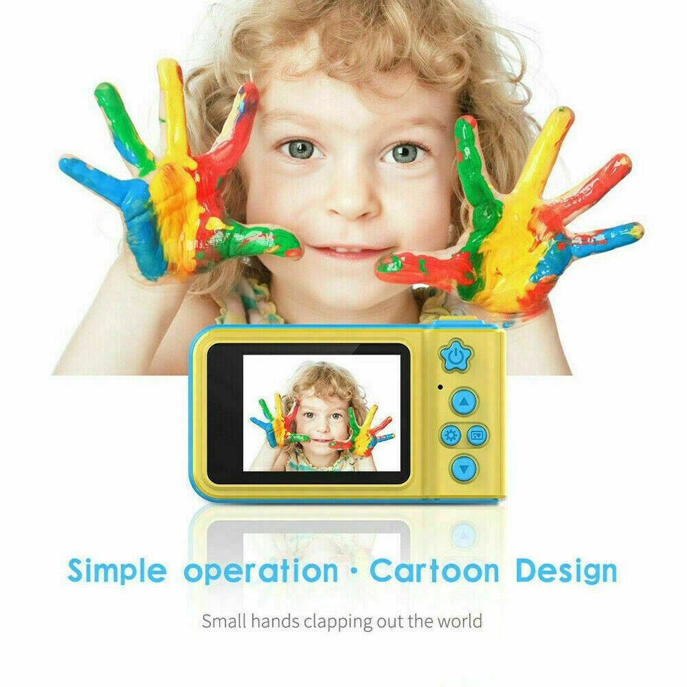 Trade Shop - Kids Camera Fotocamera Digitale Hd Impermeabile 2" Sport Action Camera Micro Sd -