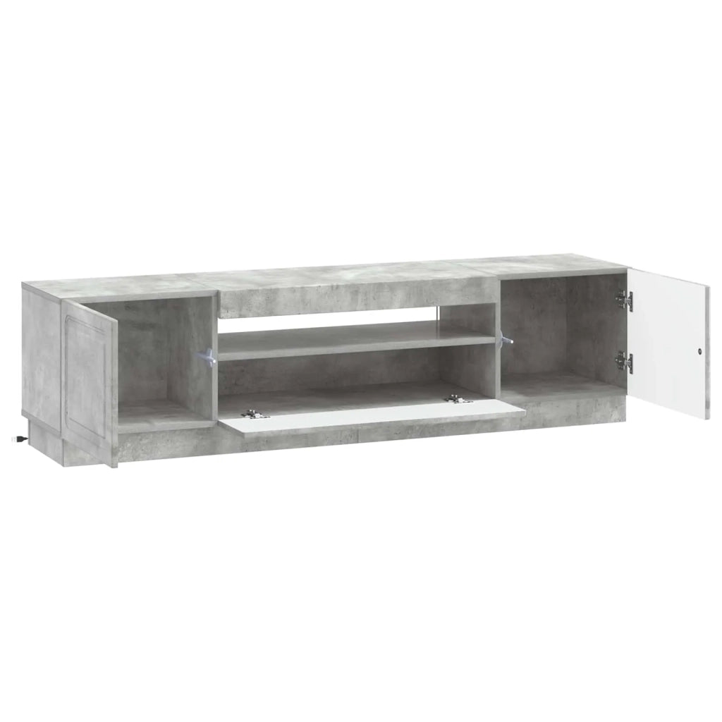 Mobile TV LED Grigio Cemento Legno ingegnerizzato 897788