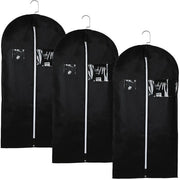 Tas a tre tasche, grande, con tessuto spesso, per giacche e cappotti, con chiusura a cerniera, tasca per appendere abiti, impermeabile, per l'organizzazione e il riposo delle cose a casa.