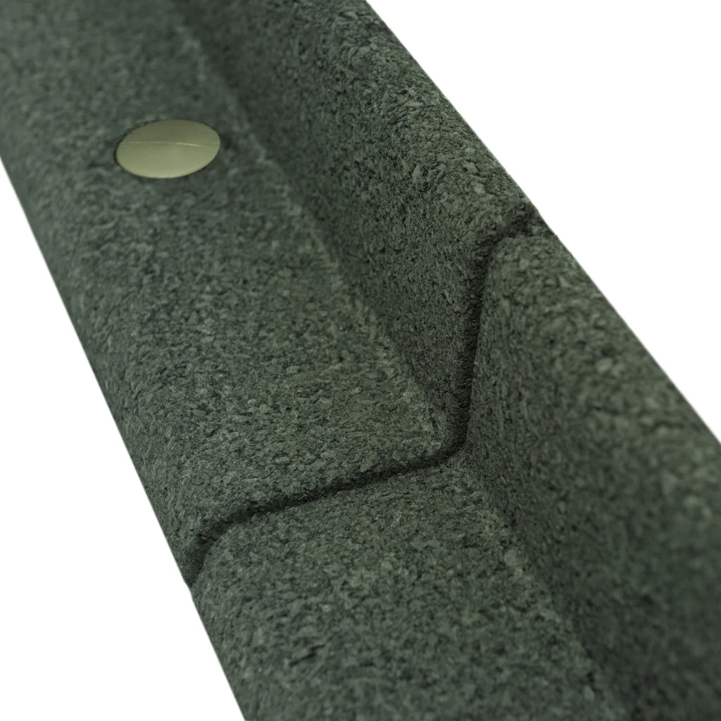 Bordura Flessibile da Giardino 46 x 1,2 m Verde con Martello in Gomma