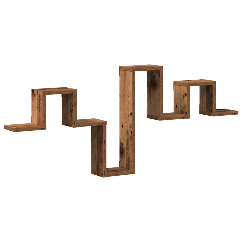 Scaffale da parete | Ripiano a parete | Mensola a parete Legno vecchio 104,5 x 43 x 10 cm